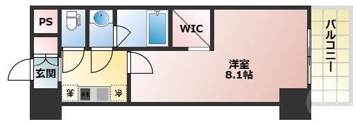 塚本の完工年月(2024年7月)築の賃貸マンションの間取り