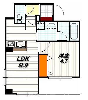 カスタリア壬生の間取り