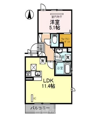 円町蒼憩舎の間取り