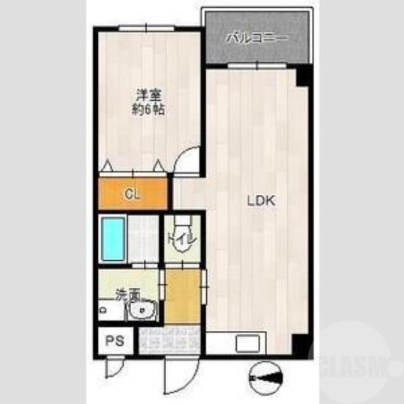 豊新の完工年月(1994年2月)築の賃貸マンションの間取り