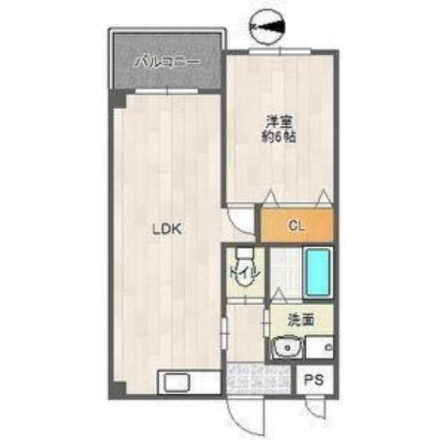 豊新の完工年月(1994年2月)築の賃貸マンションの間取り