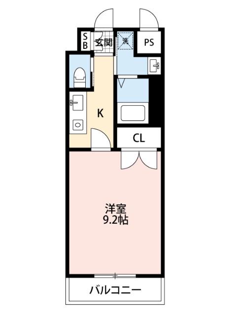 翁橋町の完工年月(2018年2月)築の賃貸マンションの間取り