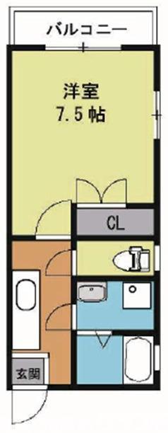 アルカス二条の間取り
