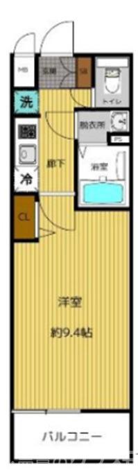 セオリー京都オーラの間取り