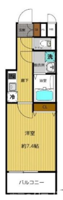 セオリー京都オーラの間取り