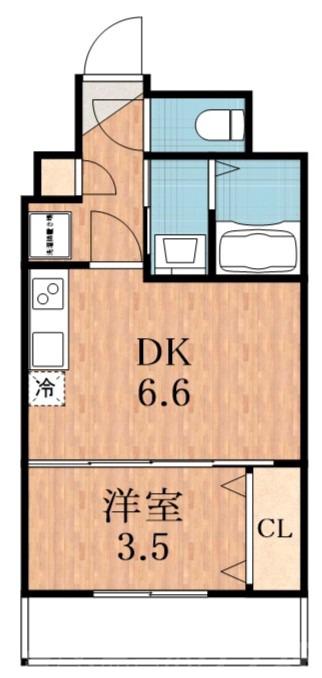 林寺の完工年月(2026年4月)築の賃貸マンションの間取り