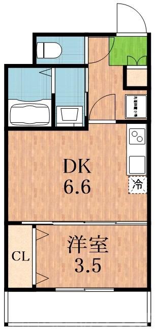 林寺の完工年月(2026年4月)築の賃貸マンションの間取り
