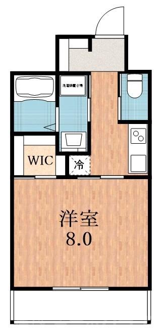 林寺の完工年月(2026年4月)築の賃貸マンションの間取り