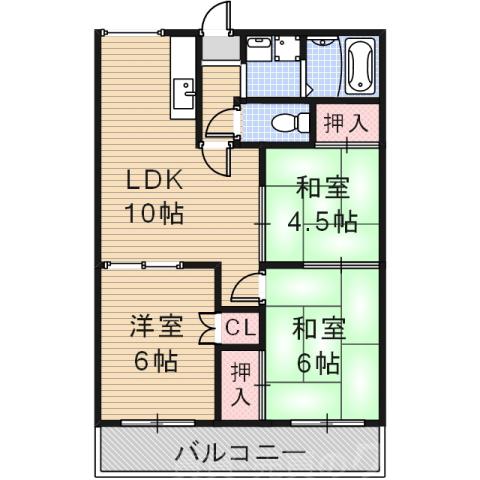 サンファーストウエダの間取り