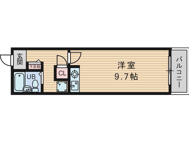 上新庄の完工年月(1988年3月)築の賃貸マンションの間取り