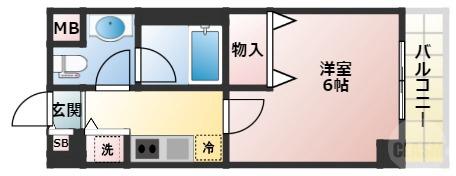 東三国の完工年月(2018年11月)築の賃貸マンションの間取り
