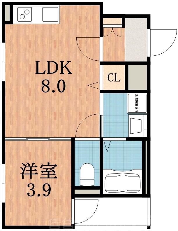 昭和町の完工年月(2026年3月)築の賃貸マンションの間取り