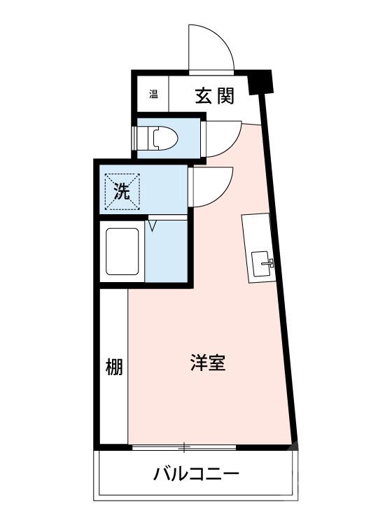 山手町の完工年月(1985年3月)築の賃貸アパートの間取り