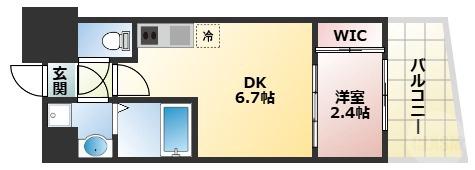 西宮原の完工年月(2026年1月)築の賃貸マンションの間取り