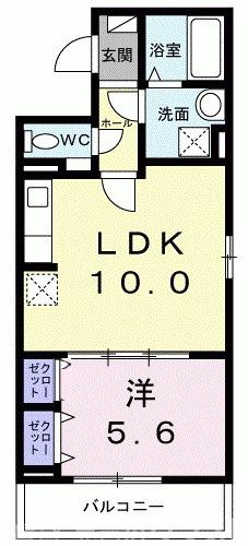 ヒカルサ京都北山栗栖Ⅰの間取り