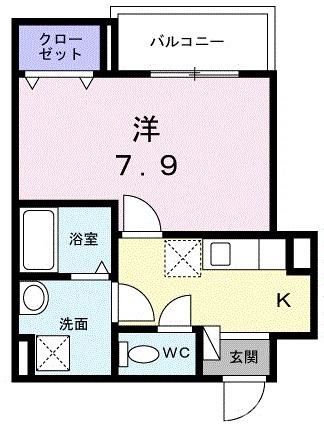ヒカルサ京都北山栗栖Ⅰの間取り