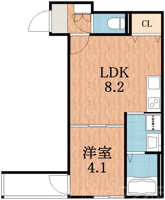 昭和町の完工年月(2026年3月)築の賃貸マンションの間取り