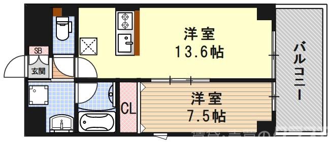 ウェスタ四条の間取り