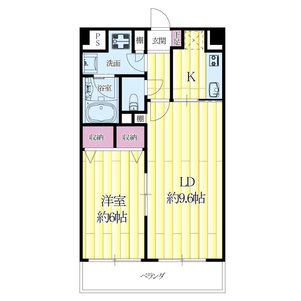 正雀の完工年月(2005年3月)築の賃貸マンションの間取り