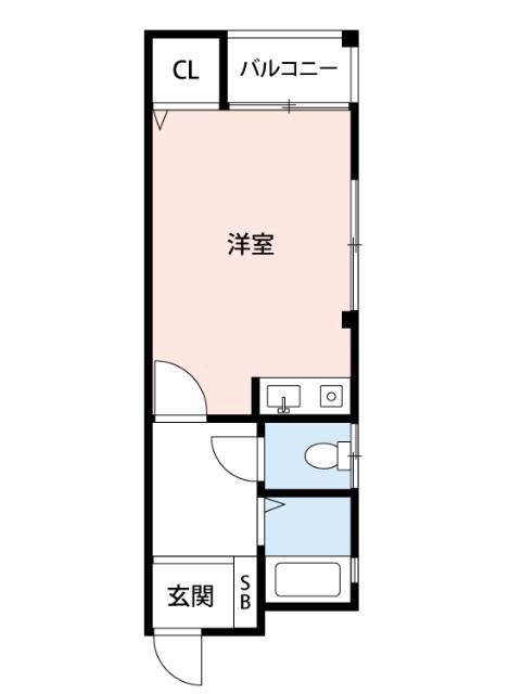 幸町の完工年月(1999年1月)築の賃貸アパートの間取り