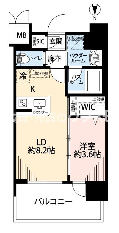 三軒家東の完工年月(2026年2月)築の賃貸マンションの間取り