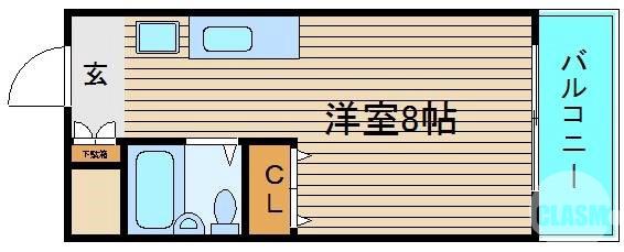 土師町の完工年月(1999年2月)築の賃貸マンションの間取り