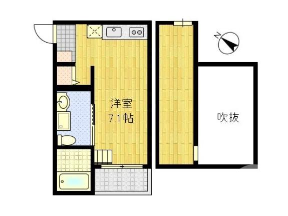 中之町東の完工年月(2016年3月)築の賃貸アパートの間取り