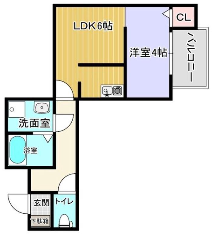 浜寺石津町東の完工年月(2026年2月)築の賃貸アパートの間取り