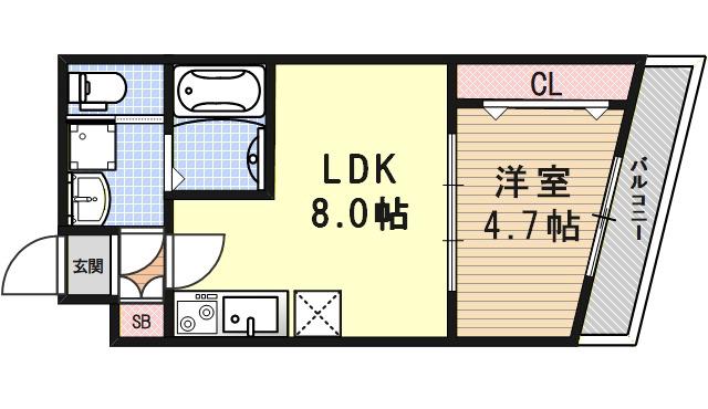 ARCA嵯峨嵐山(アルカ嵯峨嵐山)の間取り