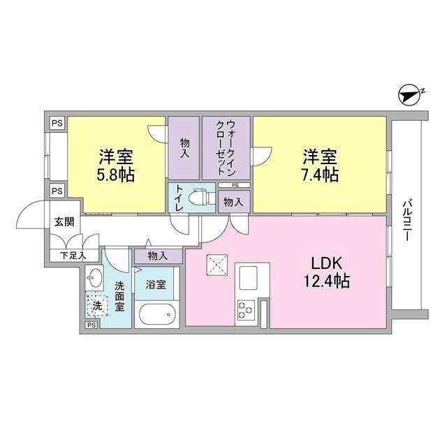 ハープアベニュー長岡京の間取り
