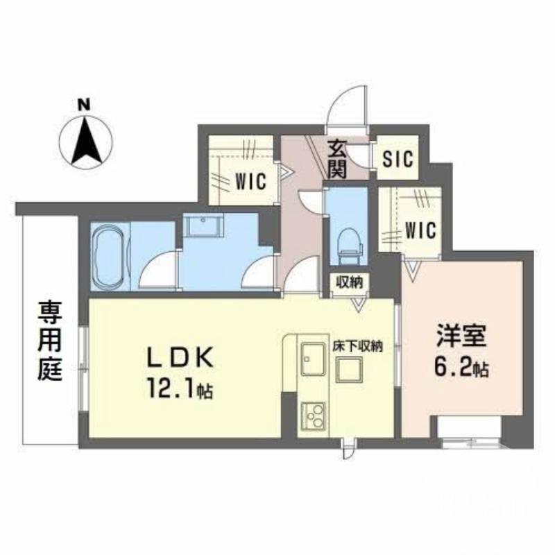長曽根町の完工年月(2024年9月)築の賃貸マンションの間取り