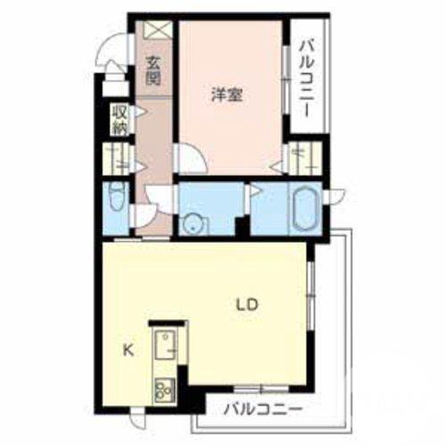 百舌鳥梅町の完工年月(2010年8月)築の賃貸マンションの間取り