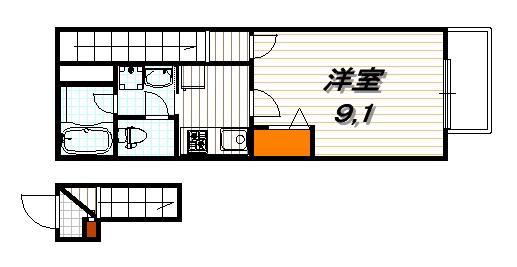 エムズ アロッジオの間取り