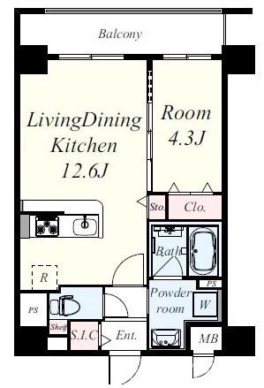 メゾンノワールの間取り