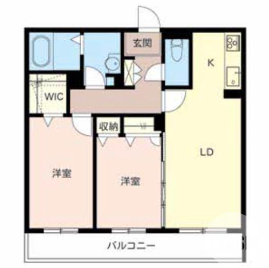 日置荘北町の完工年月(2014年8月)築の賃貸マンションの間取り