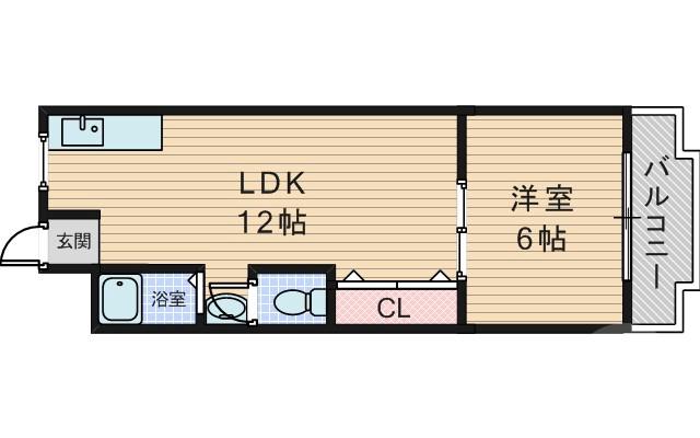 豊里の完工年月(1978年10月)築の賃貸マンションの間取り