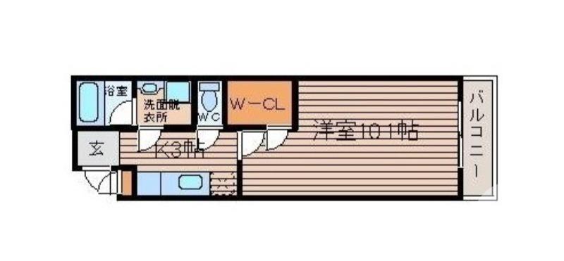 百舌鳥梅町の完工年月(2009年1月)築の賃貸アパートの間取り