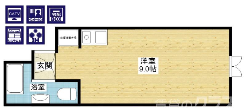 サンクアパルトマンの間取り