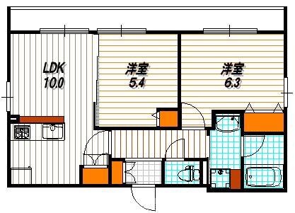 アンダンテ烏丸七条の間取り