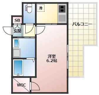 十八条の完工年月(2024年1月)築の賃貸マンションの間取り