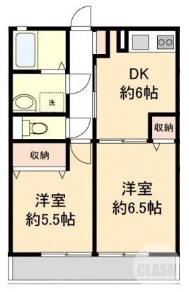 浜寺諏訪森町中の完工年月(2001年4月)築の賃貸アパートの間取り