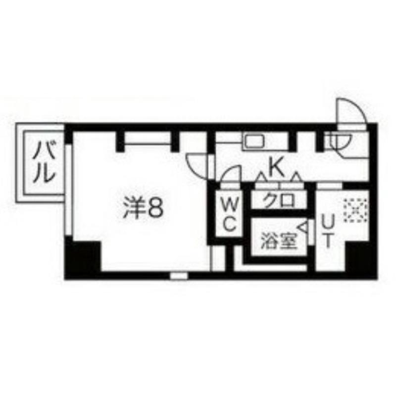 市之町西の完工年月(2019年11月)築の賃貸マンションの間取り