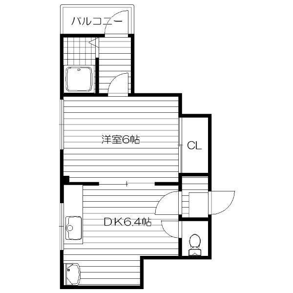 菅原の完工年月(1986年6月)築の賃貸マンションの間取り