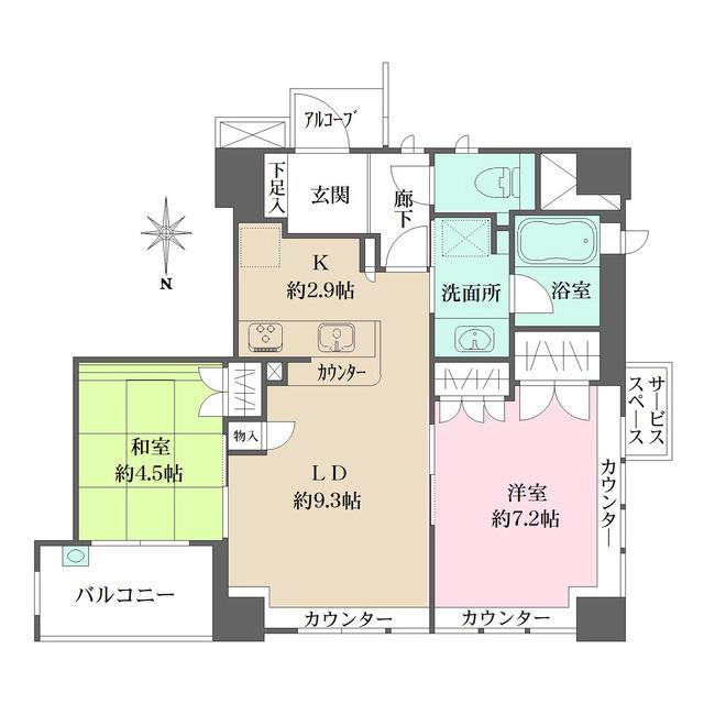 パークホームズ今出川の間取り