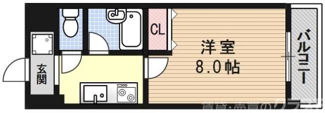 サンシティ烏丸高辻の間取り