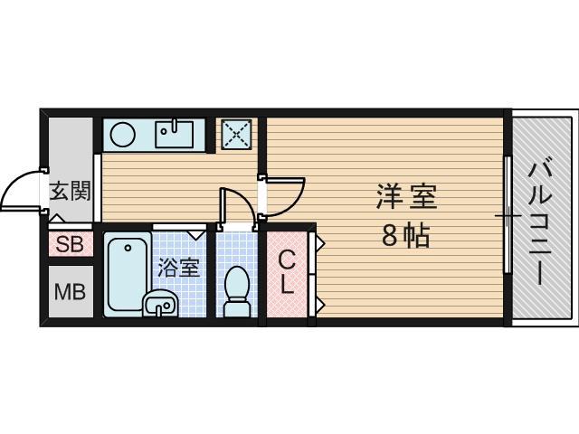 上新庄の完工年月(1991年3月)築の賃貸マンションの間取り