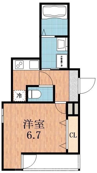 フジパレス田辺駅北の間取り