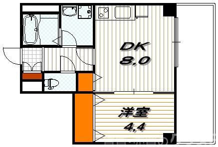 アイカーサ綾小路の間取り