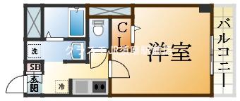 クレアドル須磨Ⅱの間取り