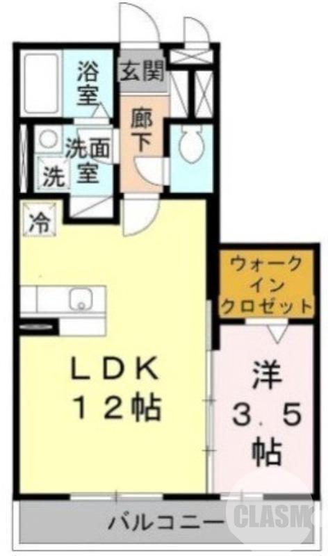 鳳中町の完工年月(2006年10月)築の賃貸アパートの間取り